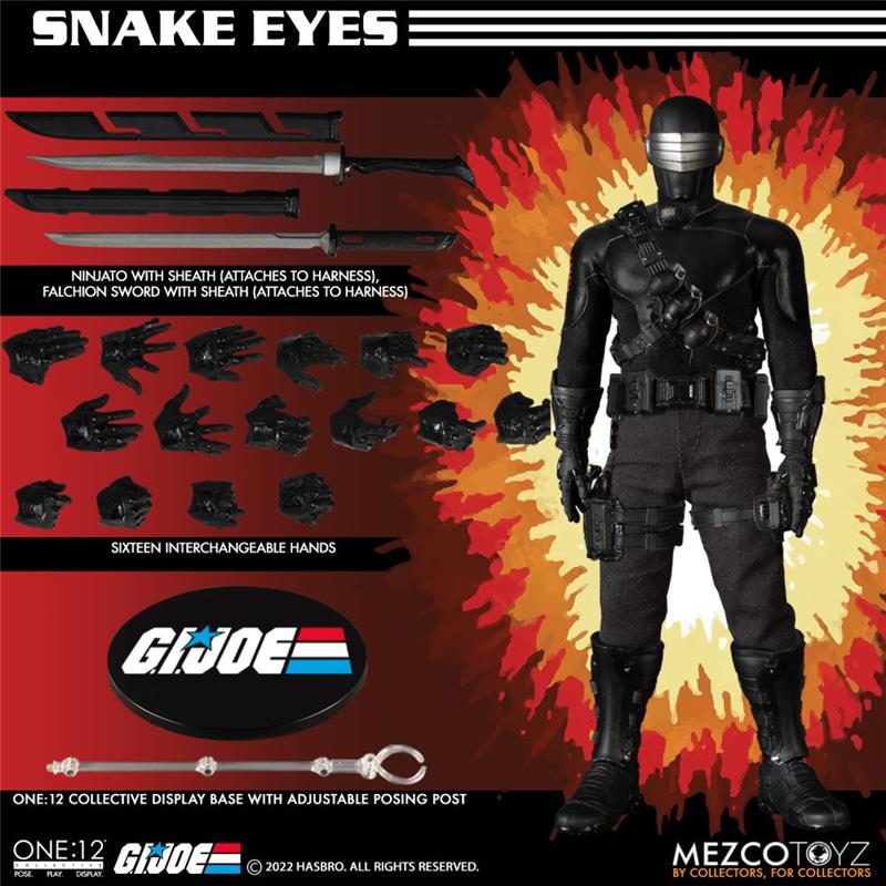 ONE12 COLLECTIVE - GI JOE SNAKE EYES DLX ED