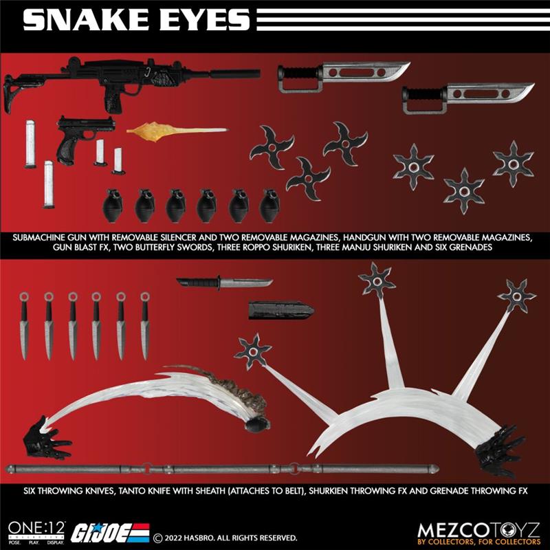 ONE12 COLLECTIVE - GI JOE SNAKE EYES DLX ED
