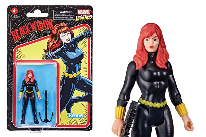 MARVEL LEGENDS RETRO BLACK WIDOW