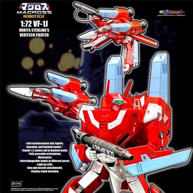 1/72 ROBOTECH VF-1J MIRIYA