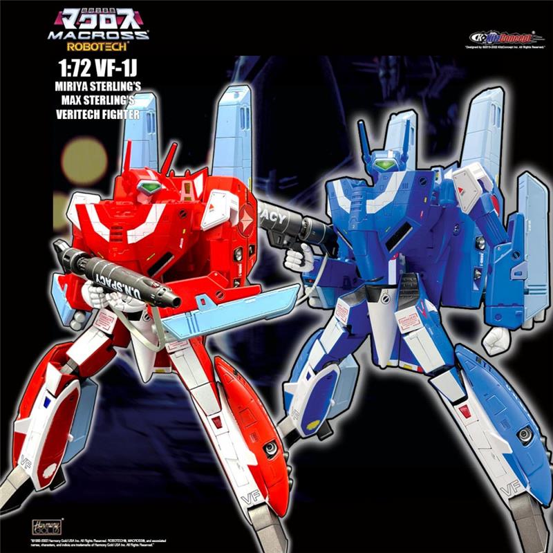 1/72 ROBOTECH VF-1J MAX & MIRIYA SET