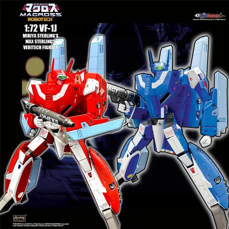 1/72 ROBOTECH VF-1J MAX & MIRIYA SET