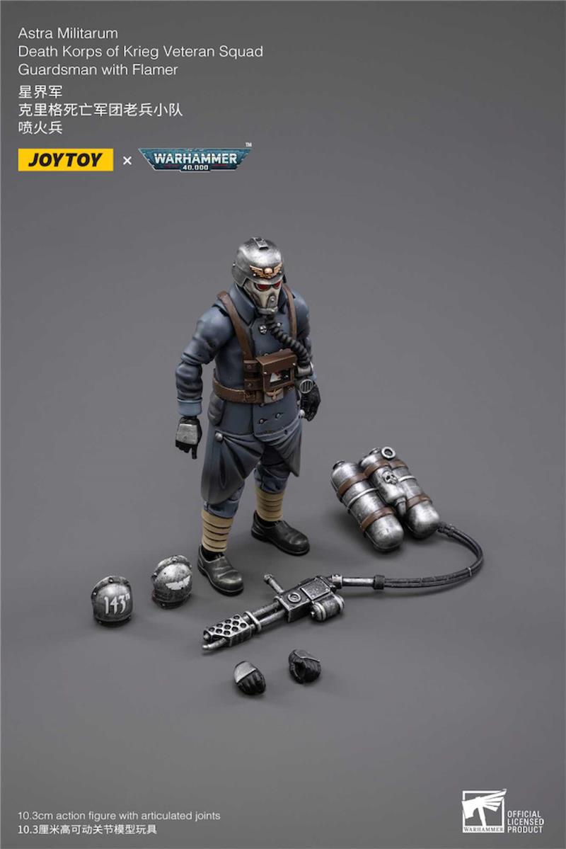WH40K DEATH KORPS OF KRIEG VET W/ FLAMER