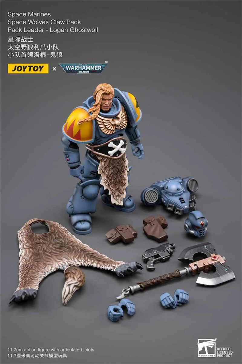 WH40K SPACE WOLVES CLAW LEADER LOGAN GH