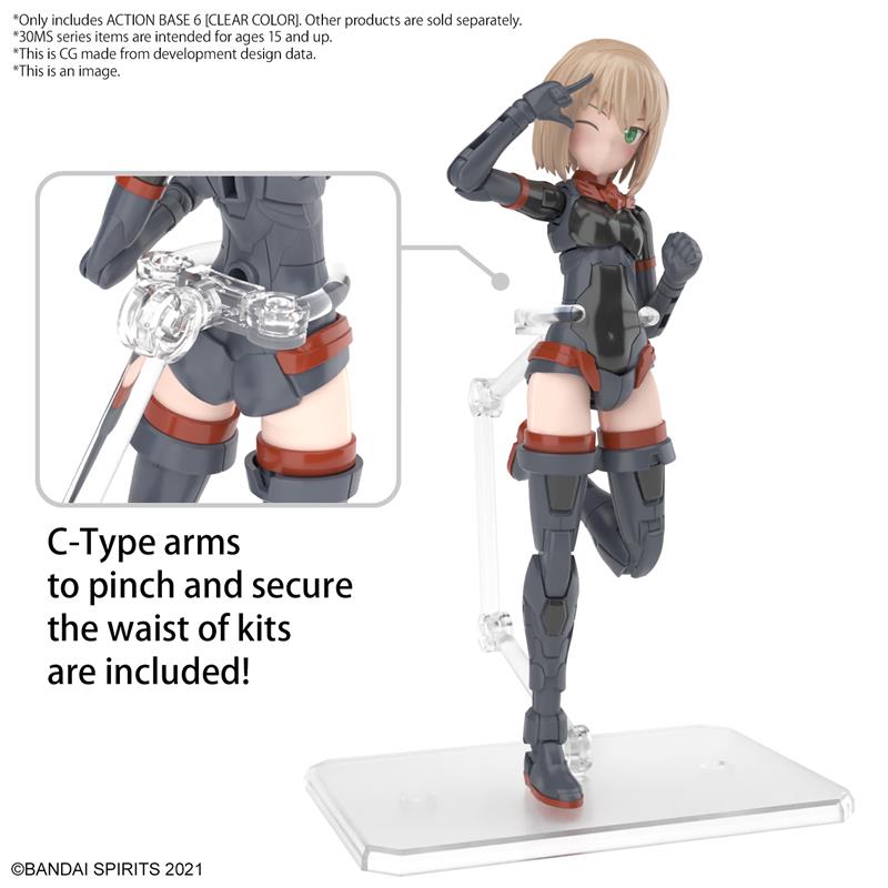 ACTION BASE 6 CLEAR COLOR