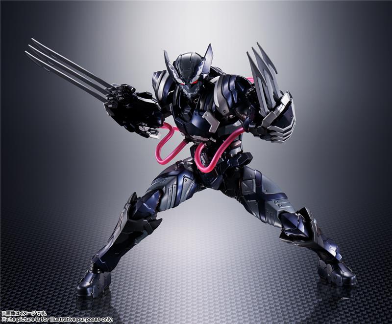 S.H. FIGUARTS - TECH-ON AVENGERS VENOM SYMBIO WOLVERINE