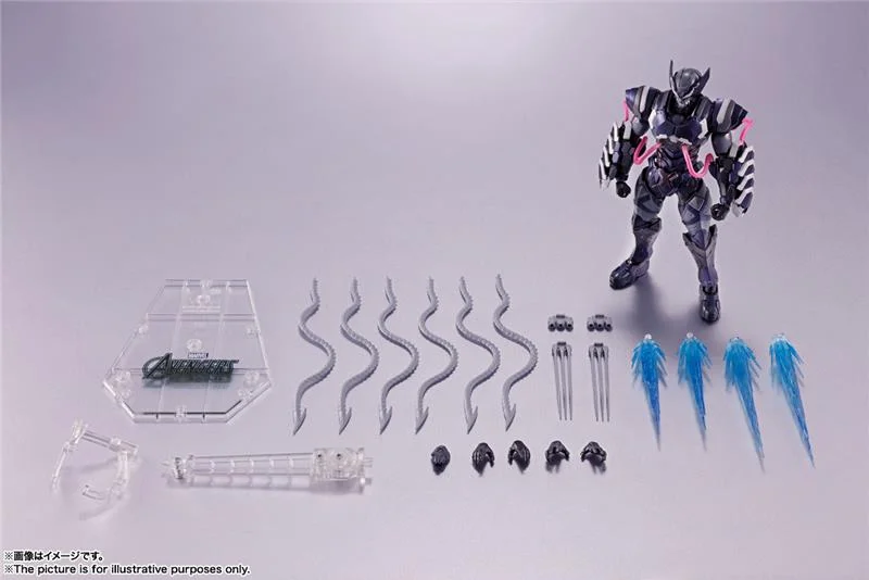 S.H. FIGUARTS - TECH-ON AVENGERS VENOM SYMBIO WOLVERINE