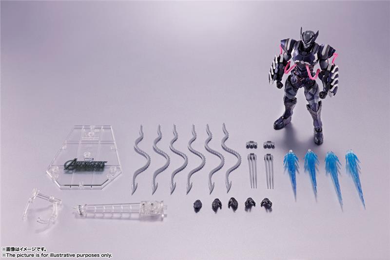 S.H. FIGUARTS - TECH-ON AVENGERS VENOM SYMBIO WOLVERINE