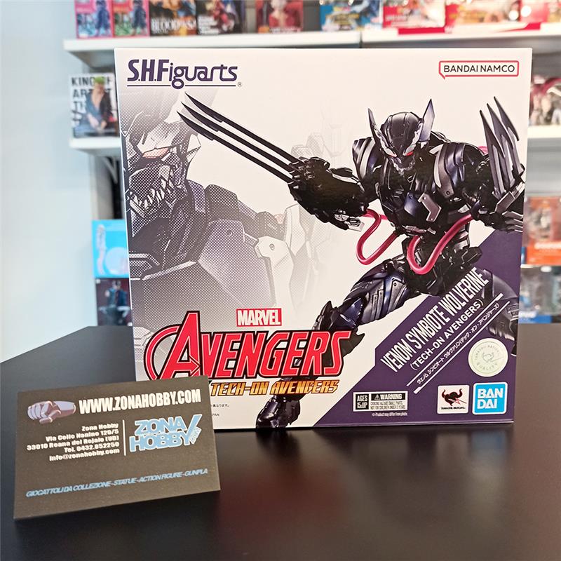 S.H. FIGUARTS - TECH-ON AVENGERS VENOM SYMBIO WOLVERINE