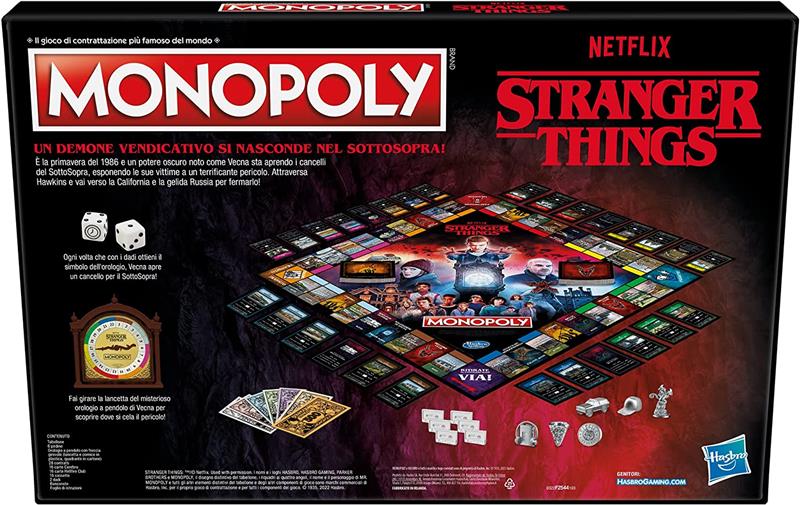 MONOPOLY STRANGER THINGS ITALIANO