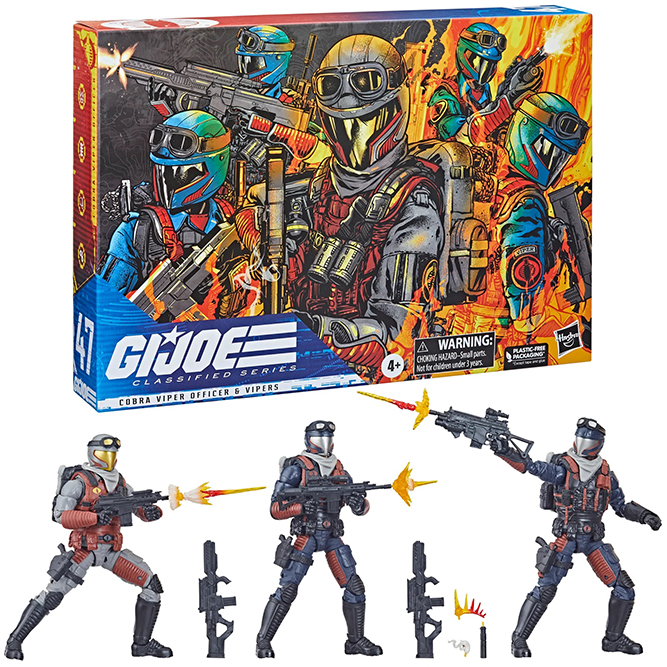 G.I. JOE COBRA VIPER OFFICER & VIPERS