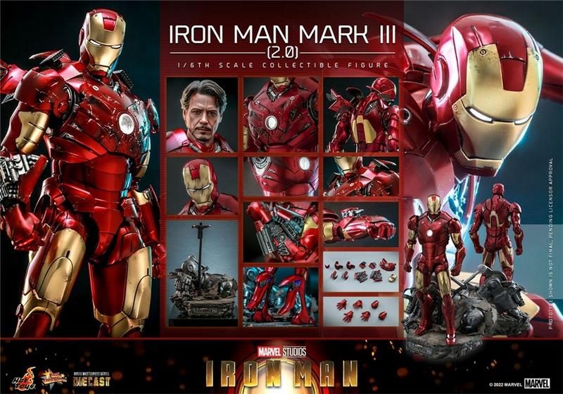 1/6 MARVEL: IRON MAN MARK III 2.0 DIECAST
