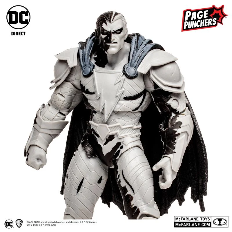 DC PAGE PUNCHERS BLACK ADAM LINE ART VRT