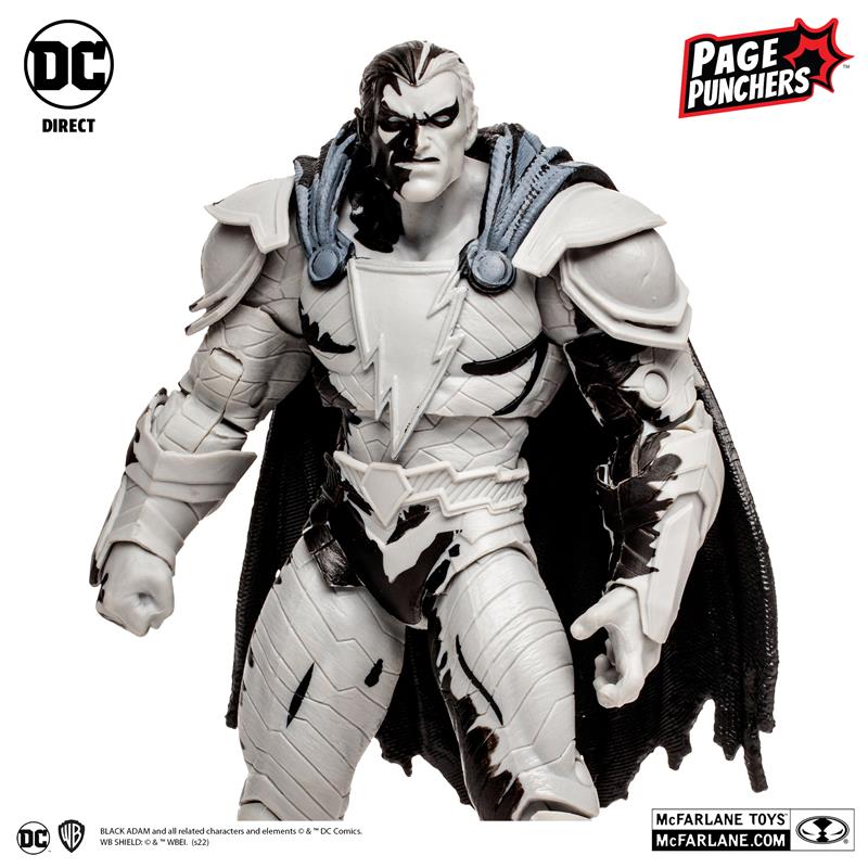 DC PAGE PUNCHERS BLACK ADAM LINE ART VRT