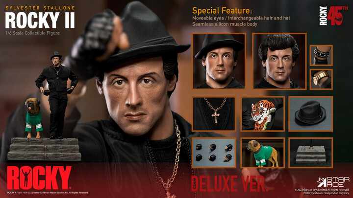 1/6 STAR ACE - ROCKY BALBOA BLACK SUIT DELUXE