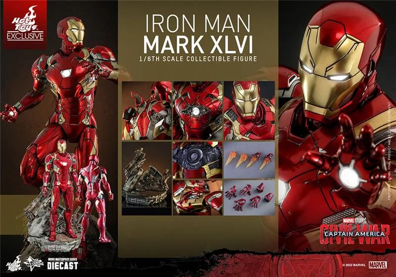 1/6 MARVEL: CAPTAIN AMERICA CIVIL WAR - IRON MAN MARK XLVI