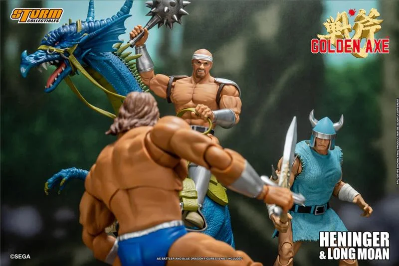 1/12 GOLDEN AXE - HENINGER & LONG MOAN 2 PACK