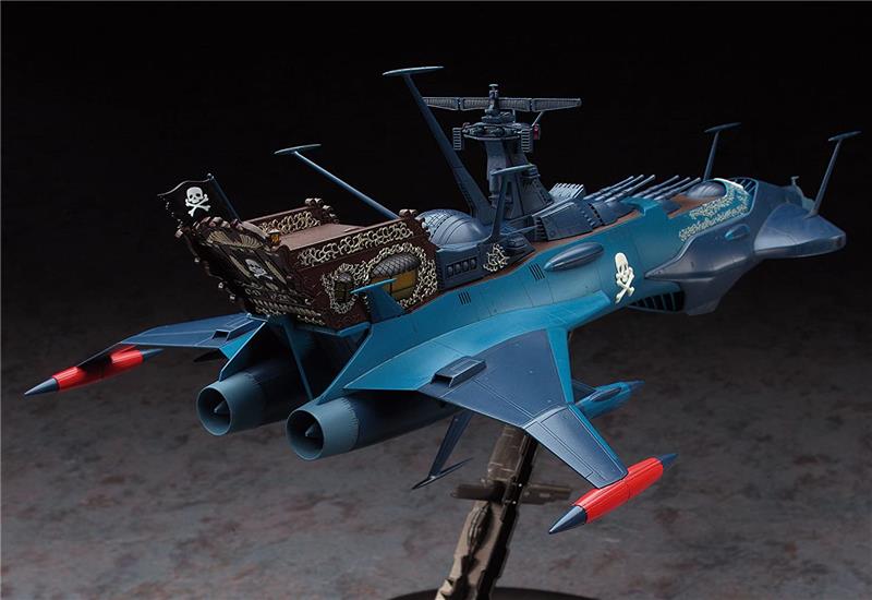 1/1500 CW08 - CAPITAN HARLOCK ARCADIA PHANTOM DEATH SHADOW SECOND SHIP