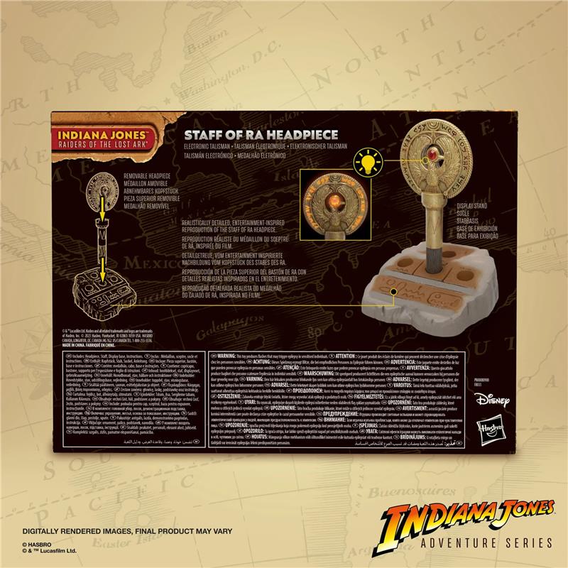 INDIANA JONES ADVENTURE SERIES - STAFF OF RA ELECTRONIC REPLICA