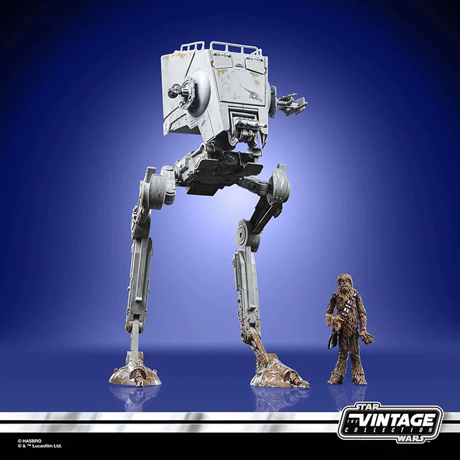 STAR WARS VINTAGE ROJ AT-ST & CHEWBACCA