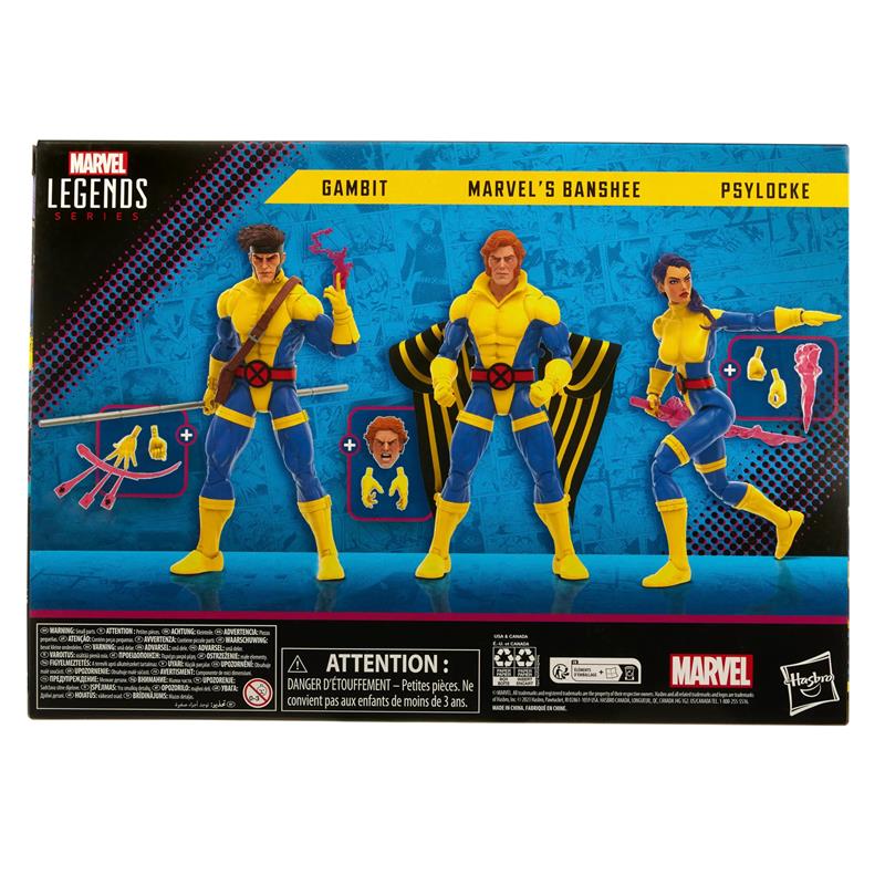 ML X-MEN BANSHEE GAMBIT & PSYLOCKE