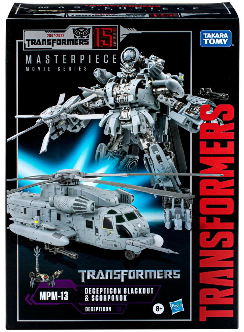 TRANSFORMERS MPM-13 DECEPTICON BLACKOUT AND SCORPONOK
