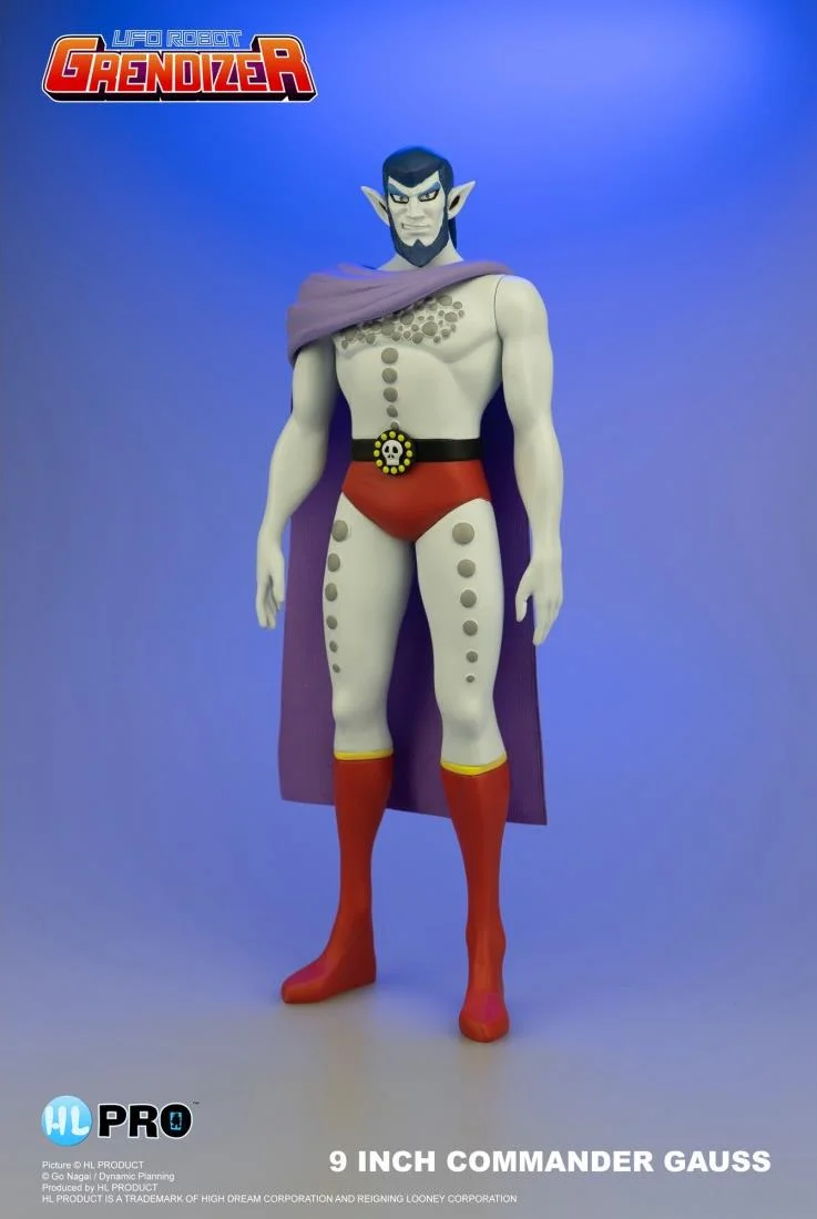 UFO ROBOT GOLDRAKE GRENDIZER COMMANDER GAUSS ERGASTULE 23 CM PVC STATUE