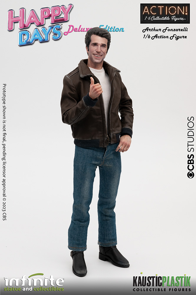 1/6 HAPPY DAYS - FONZIE W/JUKE-BOX DLX