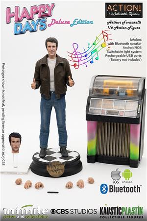 1/6 HAPPY DAYS - FONZIE W/JUKE-BOX DLX