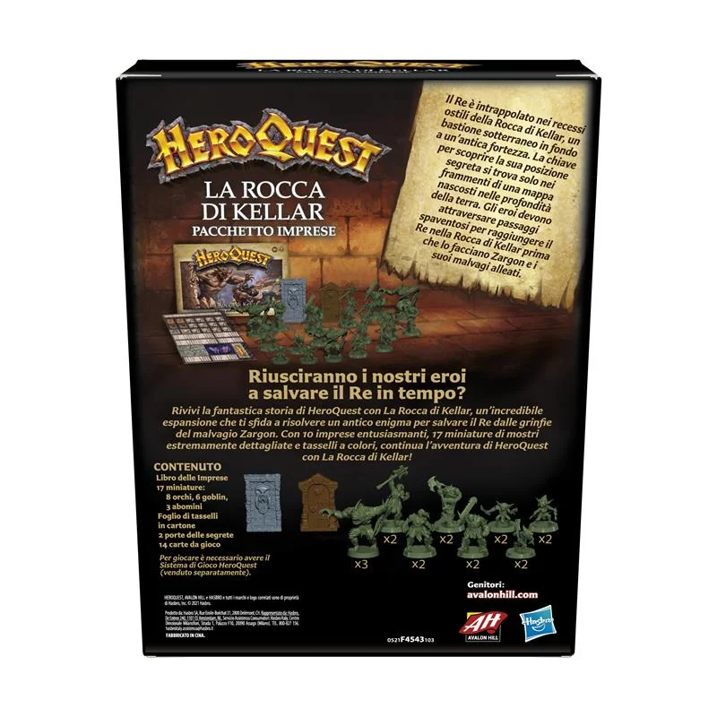 HEROQUEST LA ROCCA DI KELLAR