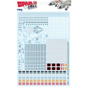 SPACE 1999 22INCH EAGLE TRANSP PANEL DECALS