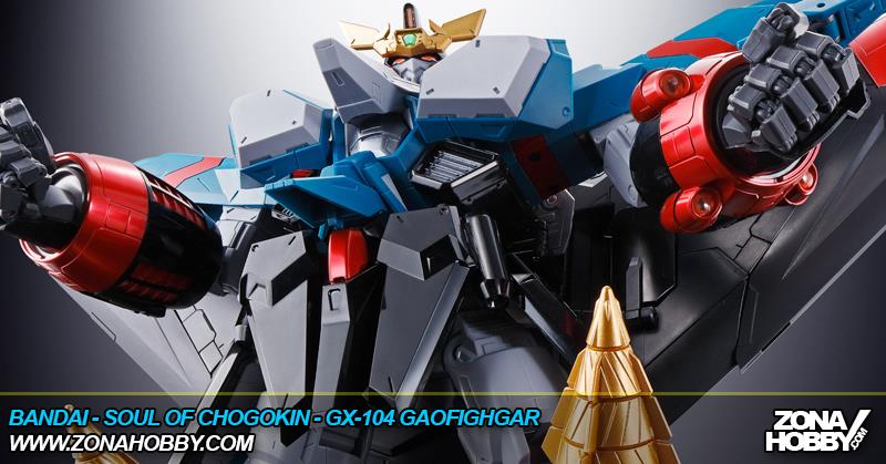 BANDAI SPIRITS SOUL OF CHOGOKIN GX-109 GaoFighGar | Action Figure 26 Cm | Trasformabile Con Accessori E Base Espositiva