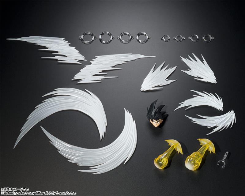 s.h. figuarts - dragon ball z son goku effect parts set
