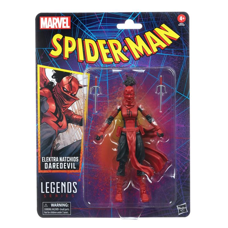 MARVEL LEGENDS - VINTAGE SPIDER-MAN ELEKTRA DAREDEVIL