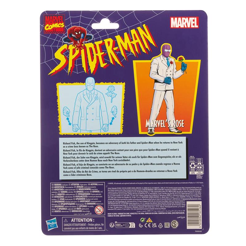 MARVEL LEGENDS - VINTAGE SPIDER-MAN ROSE