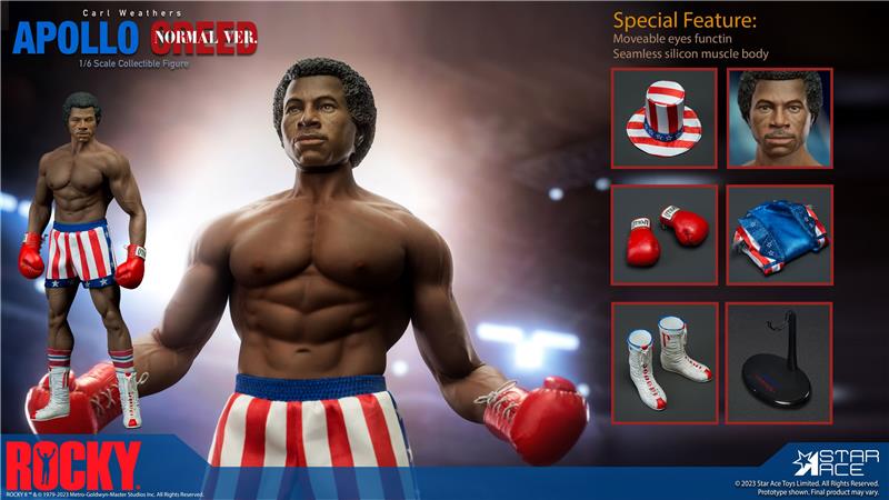 1/6 STAR ACE - ROCKY APOLLO CREED NORMAL