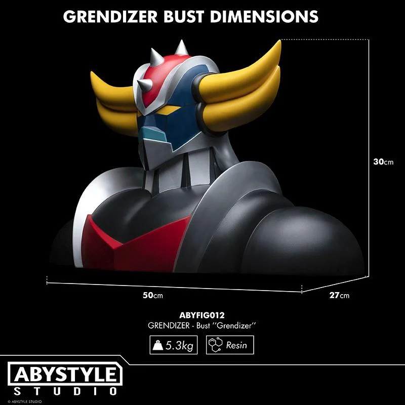 GRENDIZER - GOLDRAKE BUSTO IN RESINA
