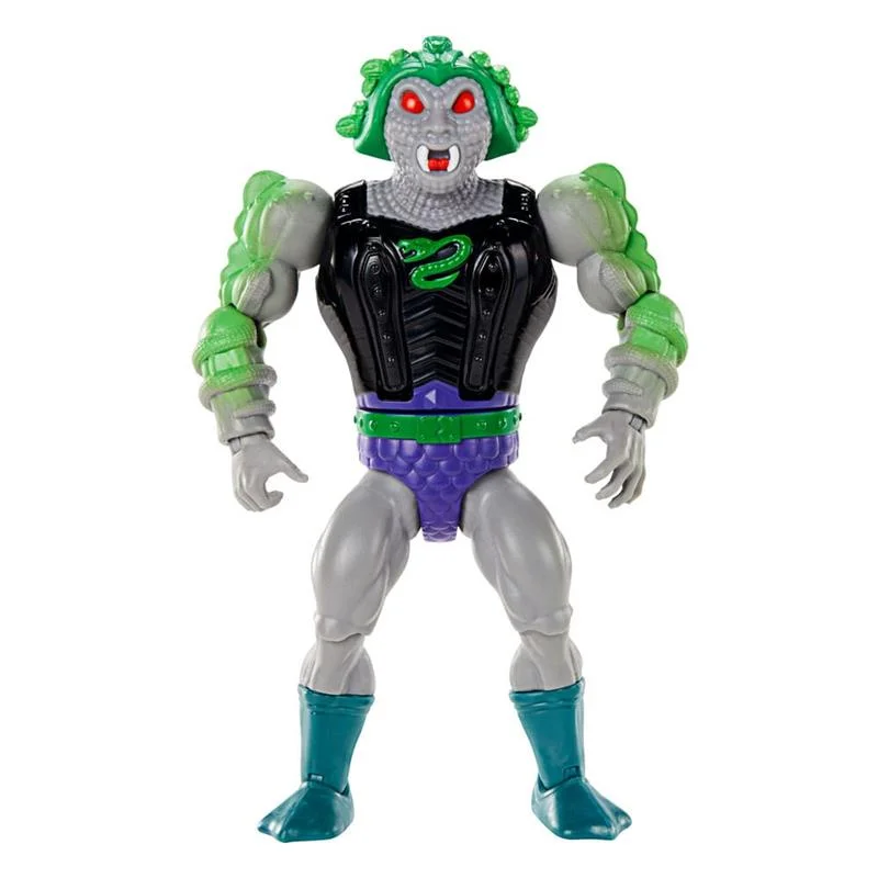 MASTERS OF THE UNIVERSE ORIGINS DELUXE ACTION FIGURE SNAKE FACE