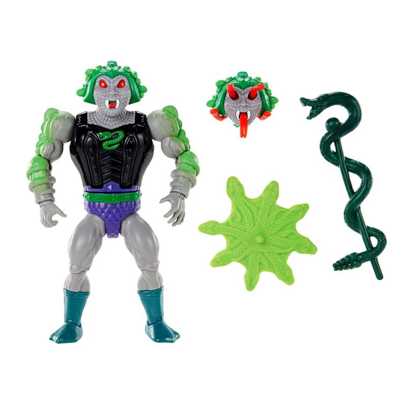 MASTERS OF THE UNIVERSE ORIGINS DELUXE ACTION FIGURE SNAKE FACE