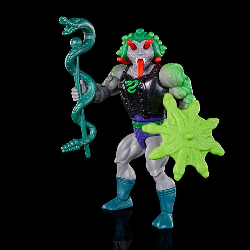 MASTERS OF THE UNIVERSE ORIGINS DELUXE ACTION FIGURE SNAKE FACE