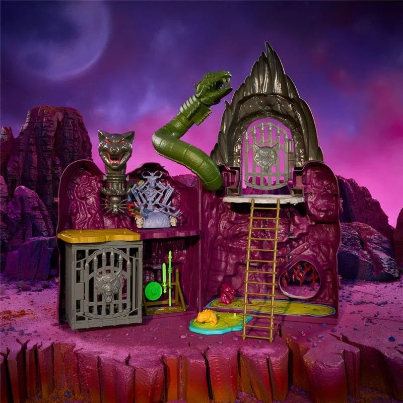 MASTERS OF THE UNIVERSE ORIGINS PLAYSET SNAKE MOUNTAIN