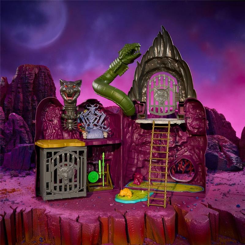 MASTERS OF THE UNIVERSE ORIGINS PLAYSET SNAKE MOUNTAIN