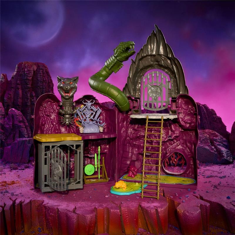 MASTERS OF THE UNIVERSE ORIGINS PLAYSET SNAKE MOUNTAIN