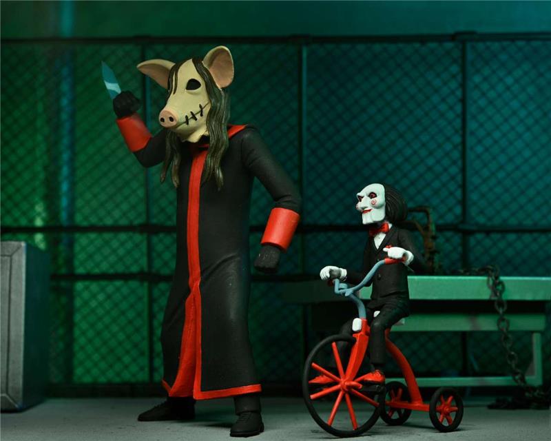 NECA - SAW JIGSAW & BYLLY TRICYCLE TOONY TERROR