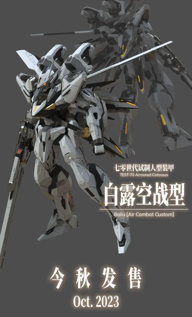 RB-P-01 ARMORED COLOSSUS BAILU AIR COMBAT CUSTOM - MODEL KIT