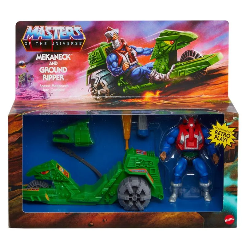 MASTERS OF THE UNIVERSE ORIGINS MEKANECK & GROUND RIPPER