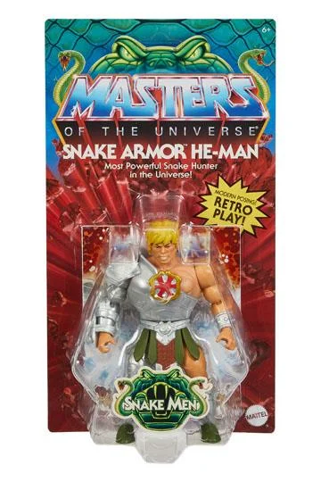MASTERS OF THE UNIVERSE ORIGINS ACTION FIGURE SNAKE ARMOR HE-MAN