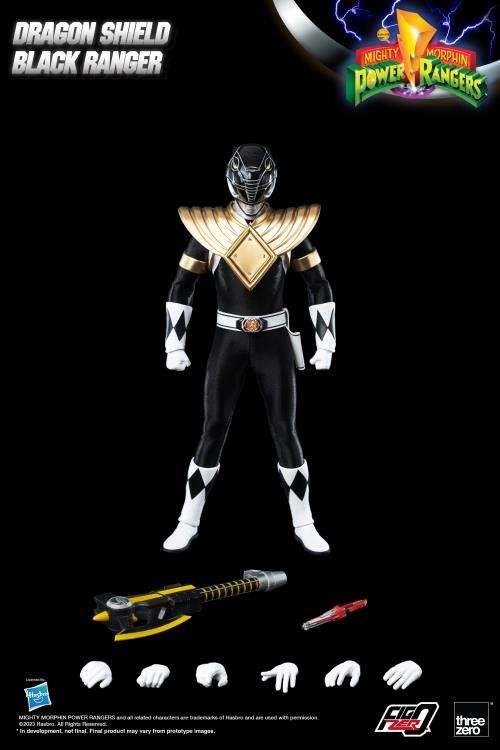 1/6 THREEZERO - MMPR DRAGON SHIELD BLACK RANGER