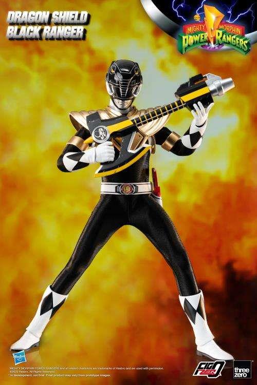 1/6 THREEZERO - MMPR DRAGON SHIELD BLACK RANGER