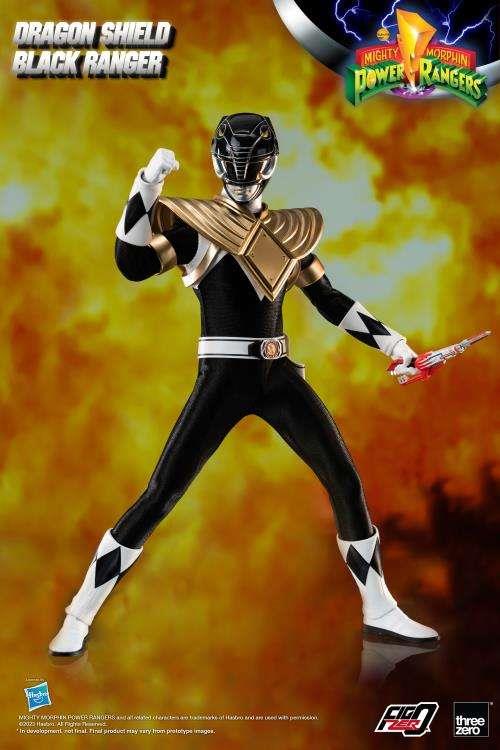1/6 THREEZERO - MMPR DRAGON SHIELD BLACK RANGER
